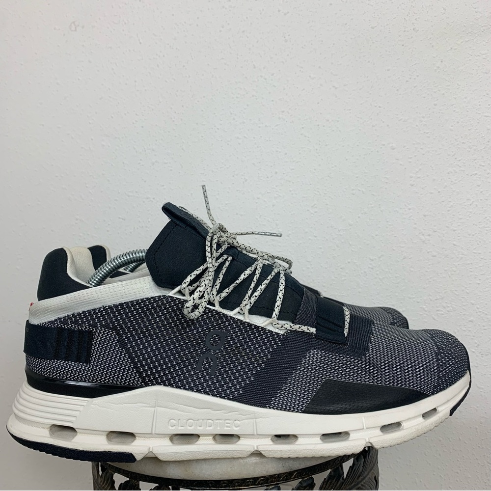 On Running Black and White Sneakers